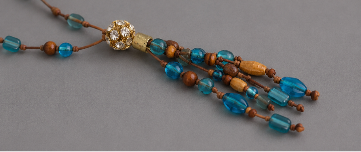 Boho Tassel Necklace - Image 3