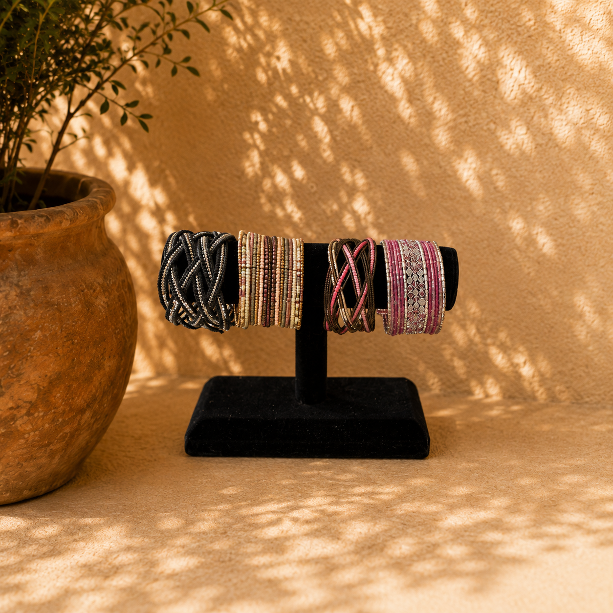 Assorted Beaded Cuff Bracelets - Image 6