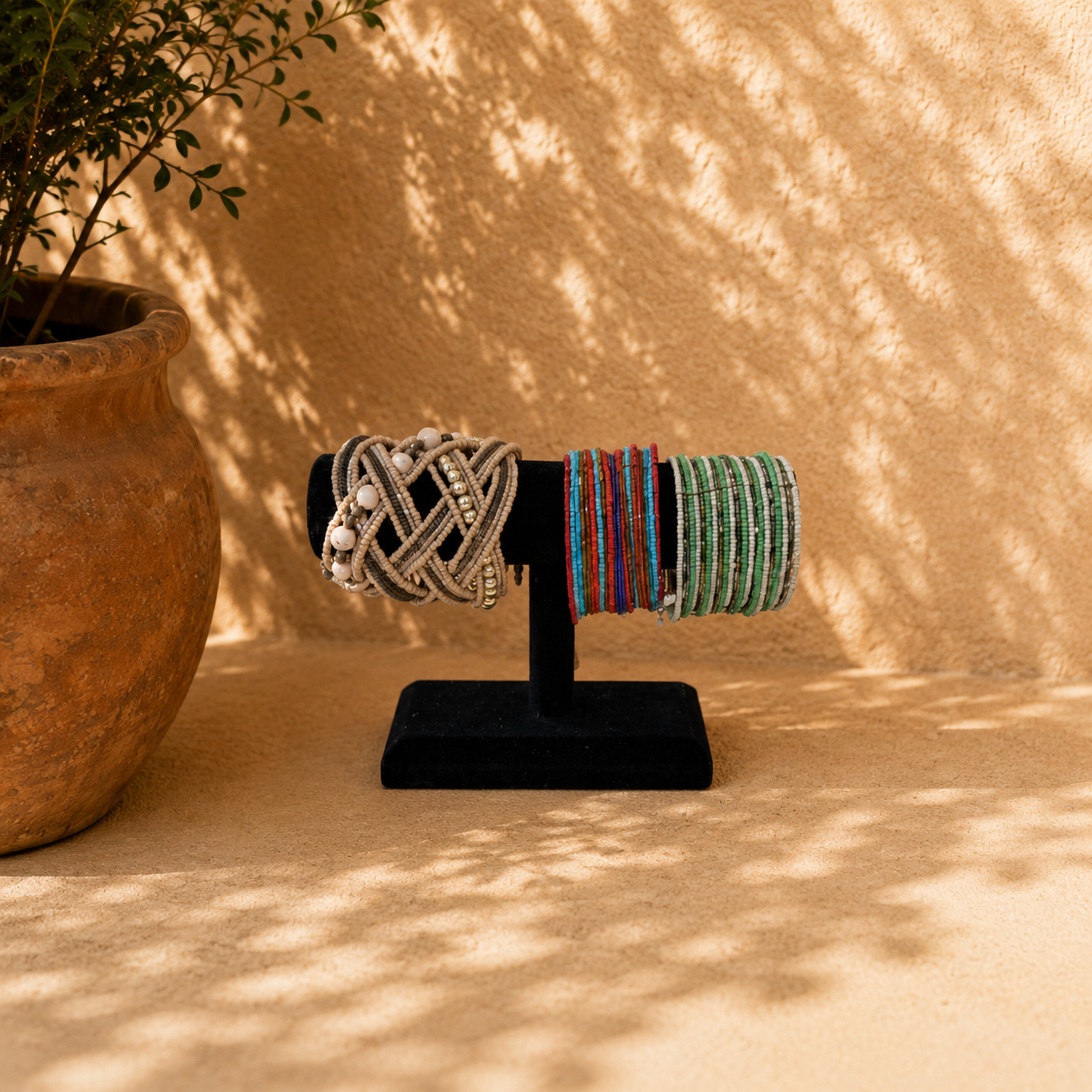 Assorted Beaded Cuff Bracelets - Image 7