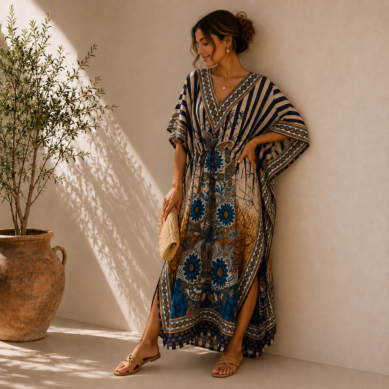 Kimono Kaftan Dresses - Image 13