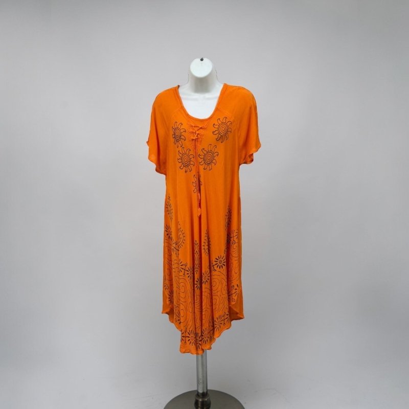 Boho Sunburst Midi Dress