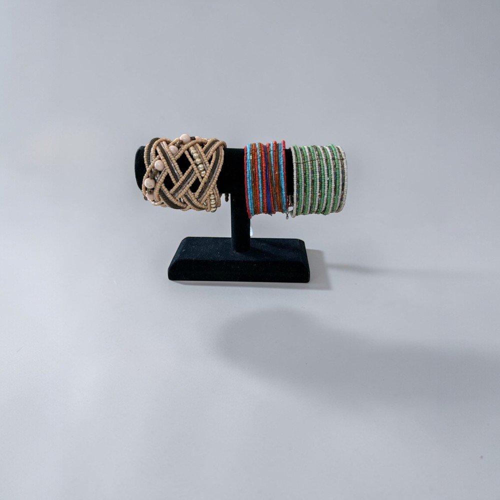 Assorted Beaded Cuff Bracelets | Boho Wide Cuff Bracelet | Colorful Statement Jewelry | One Size - Image 7