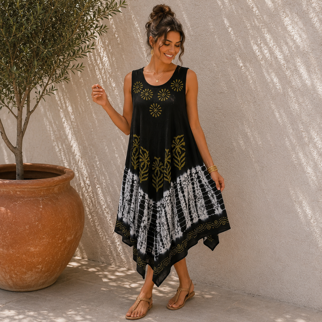 Womens Tie Dye Sundress - Image 3