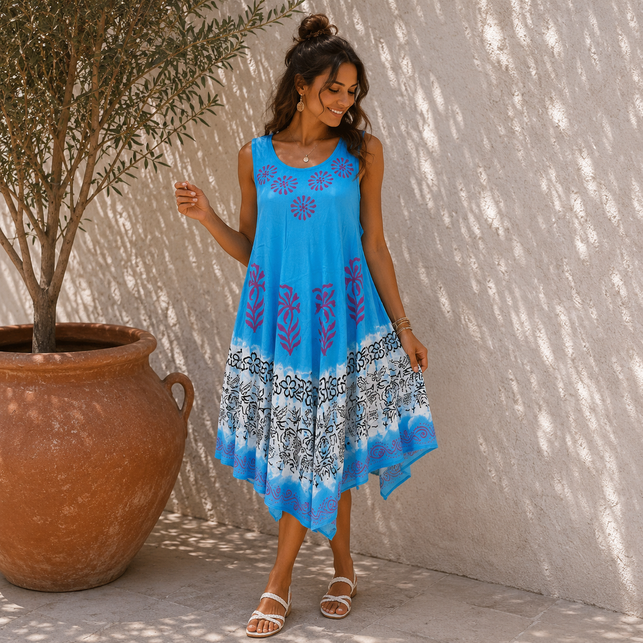 Womens Tie Dye Sundress - Image 2
