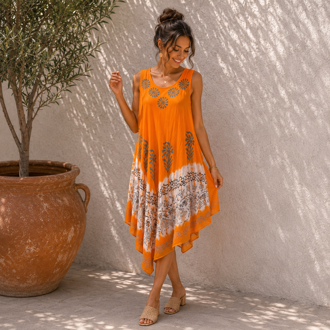 Womens Tie Dye Sundress - Image 6