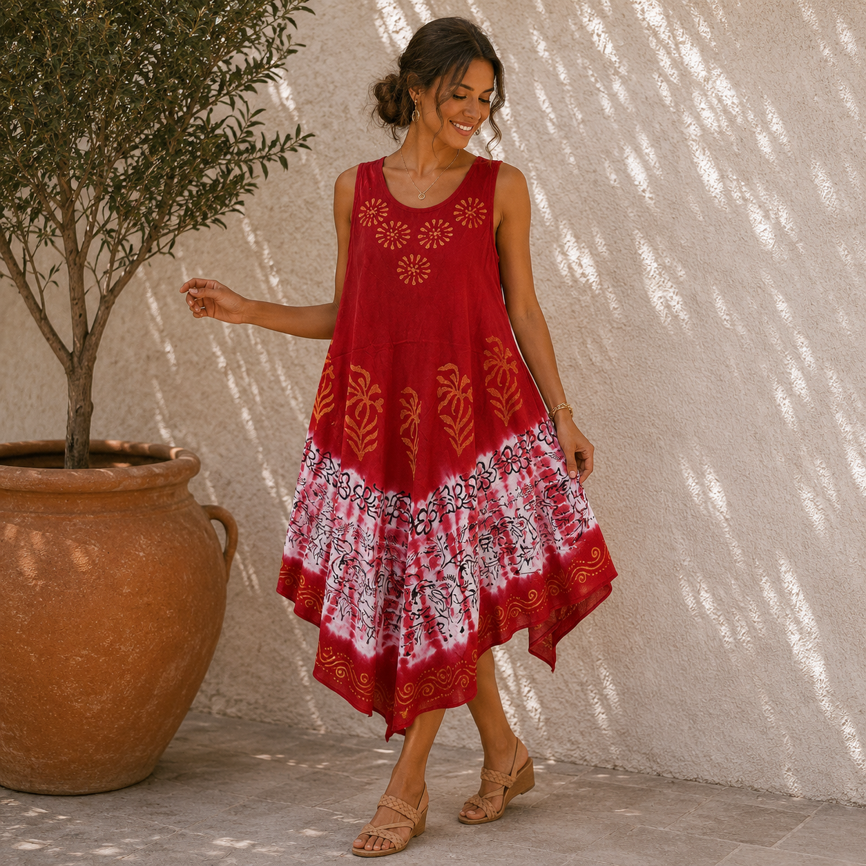 Womens Tie Dye Sundress - Image 9