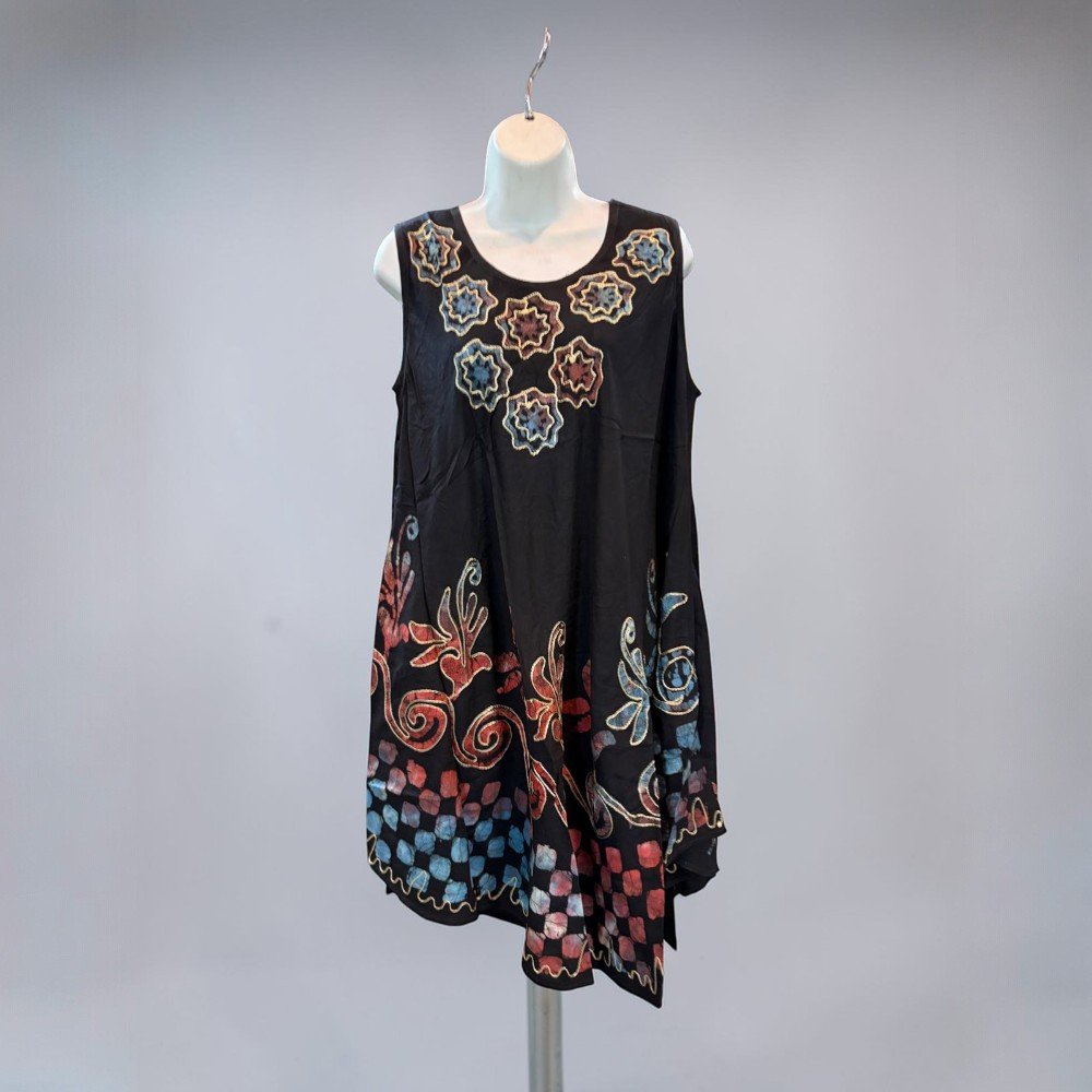 Boho Batik Tunic Dress Women - bohemian fashion