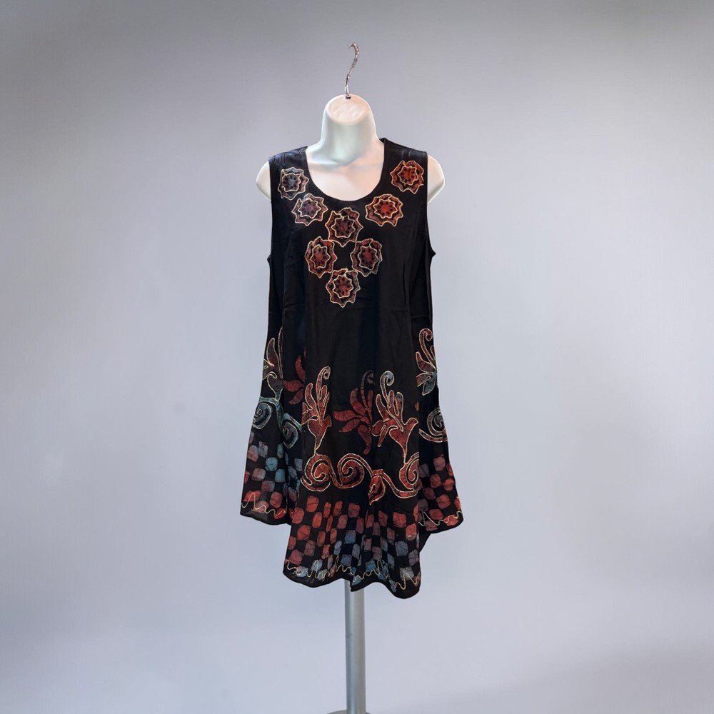 Boho Batik Tunic Dress Women - bohemian fashion