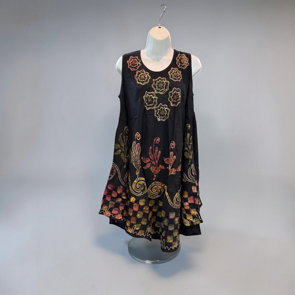 Boho Batik Tunic Dress Women - bohemian fashion