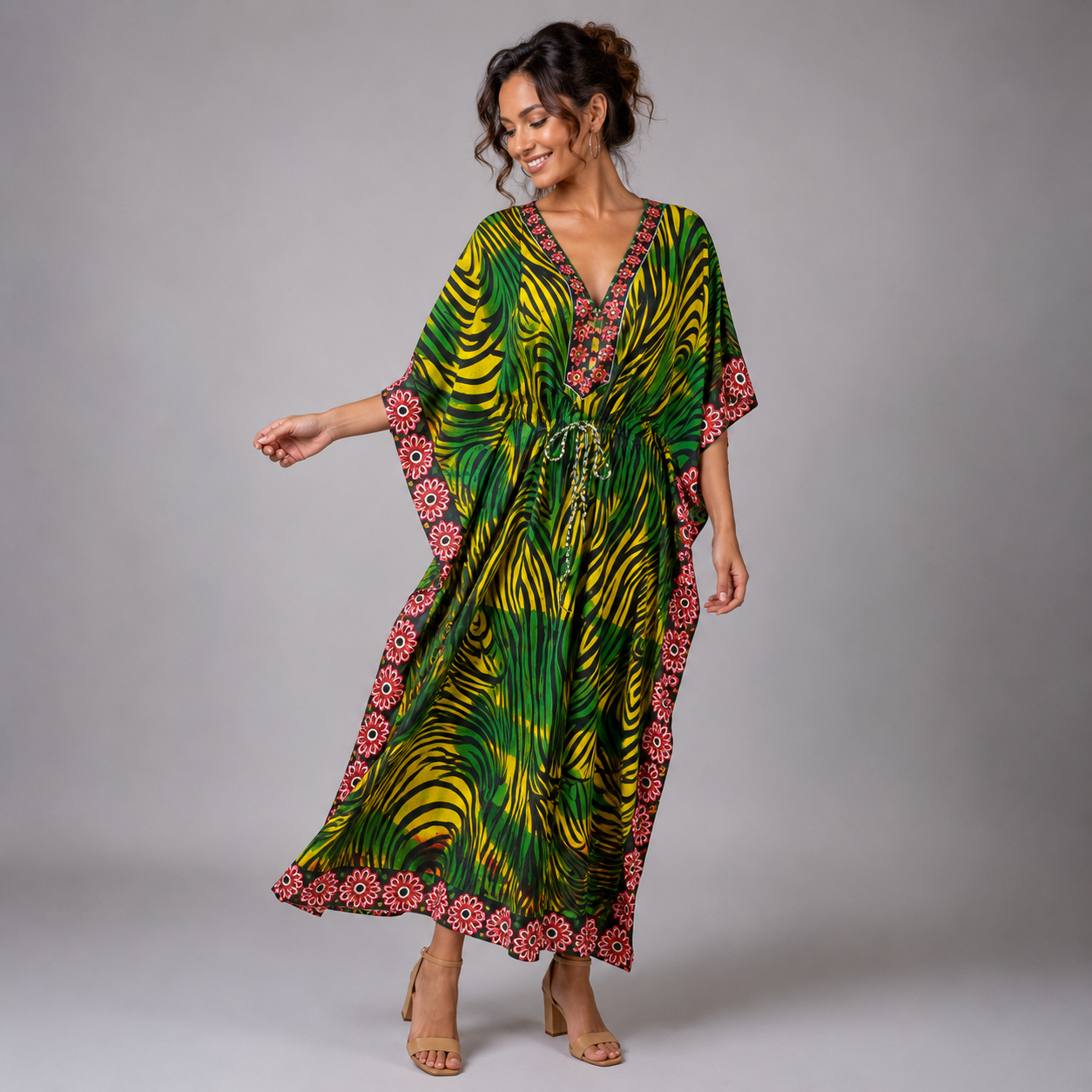 Kimono Kaftan Dresses - bohemian fashion