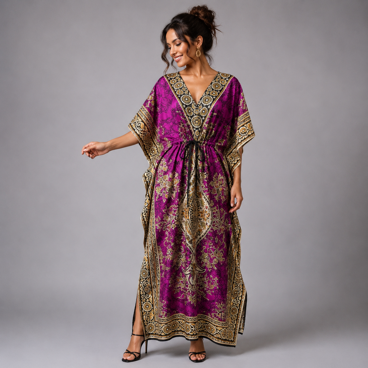 Kimono Kaftan Dresses - bohemian fashion