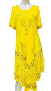 Womens Summer Sun Dress Umbrella Tie Dye Flower Beach Resort Wear Boho Hippie