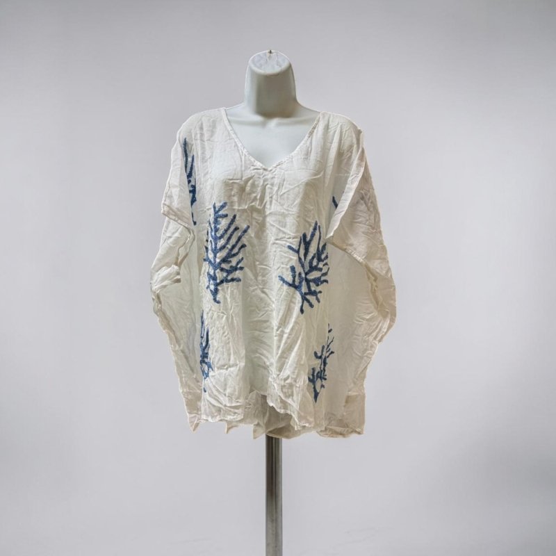 Beach Cover Ups | Lightweight Kaftan Tunics | One Size Relaxed Fit | Boho Summer Swim Cover | Resort Wear