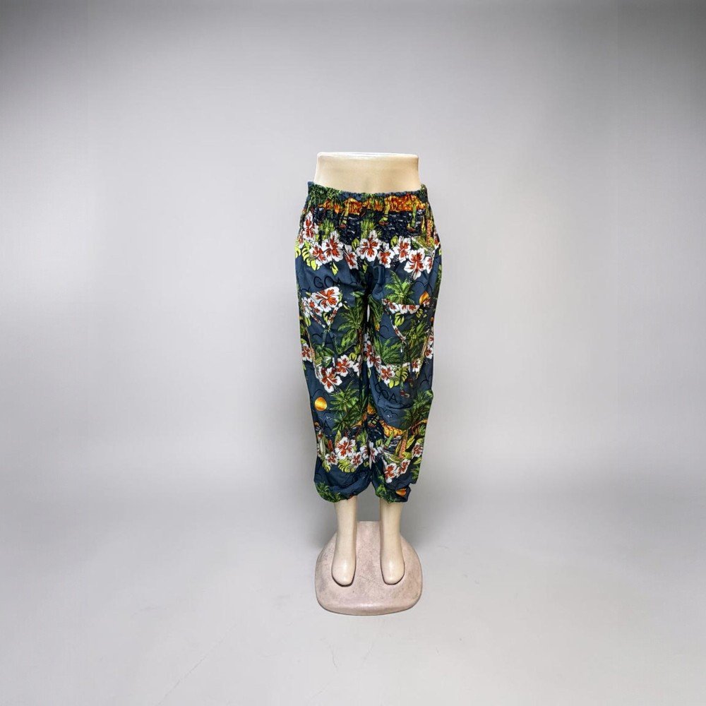 Assorted Boho Pants | Relaxed Fit Lounge Trousers | Elastic Waist Comfort Pants | Casual Statement Bottoms - Image 2