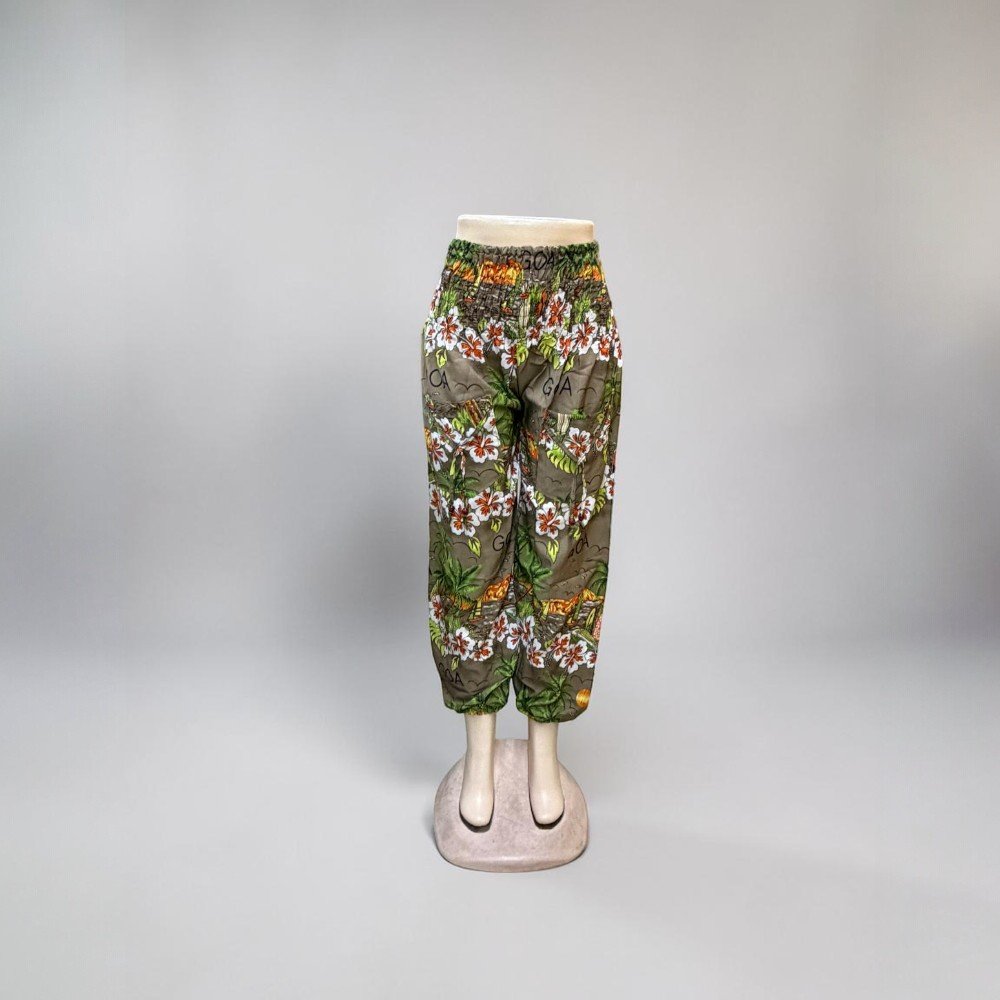 Assorted Boho Pants | Relaxed Fit Lounge Trousers | Elastic Waist Comfort Pants | Casual Statement Bottoms - Image 4