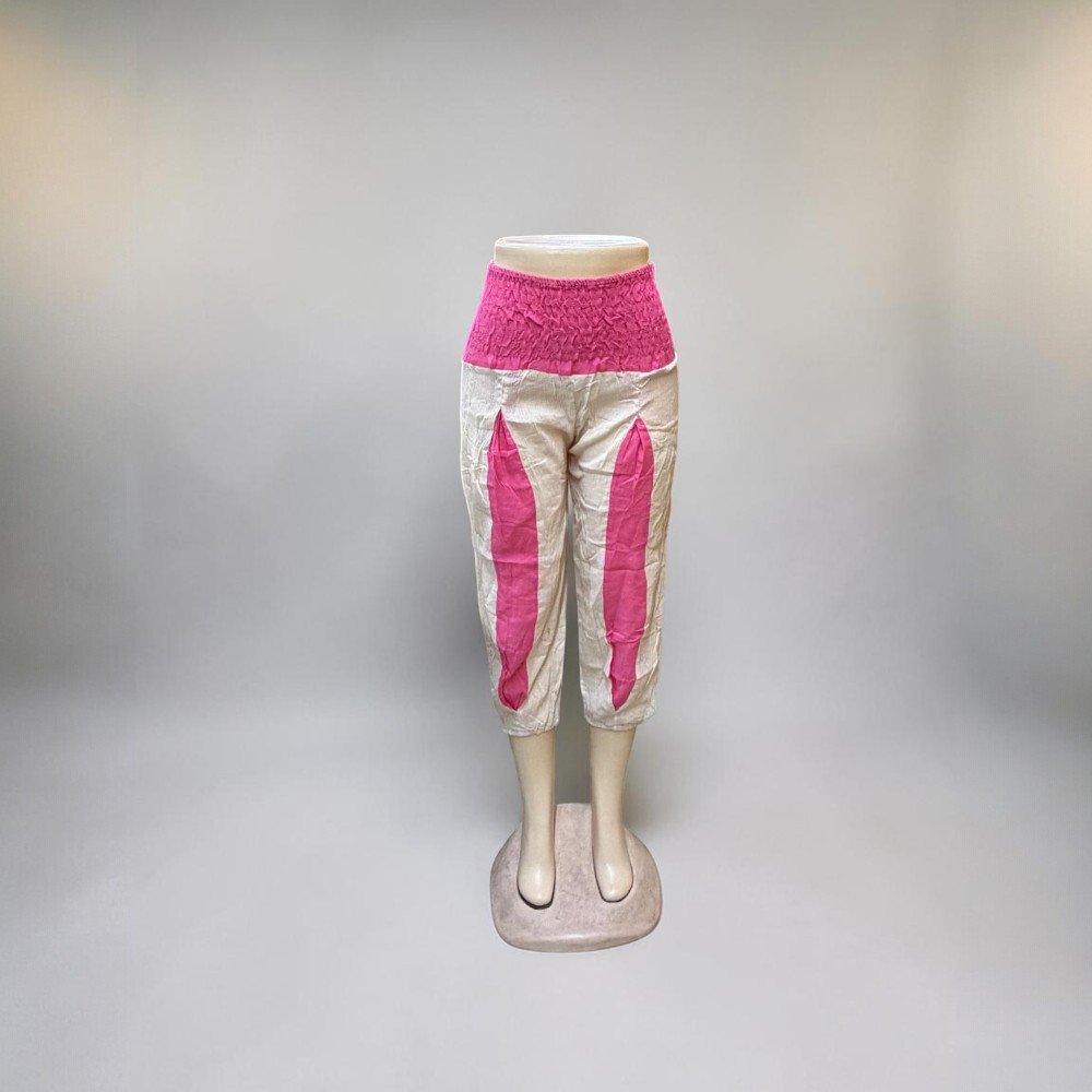 Assorted Boho Pants | Relaxed Fit Lounge Trousers | Elastic Waist Comfort Pants | Casual Statement Bottoms - Image 6