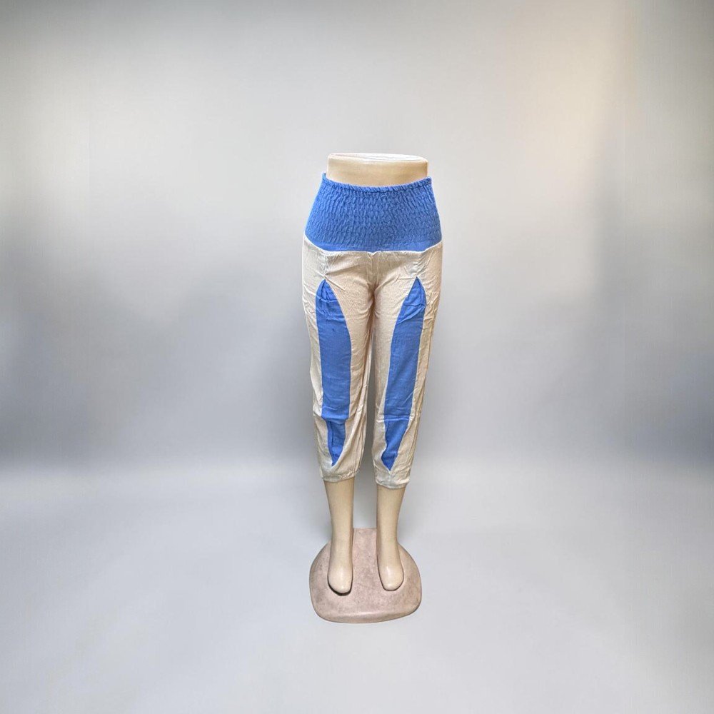 Assorted Boho Pants | Relaxed Fit Lounge Trousers | Elastic Waist Comfort Pants | Casual Statement Bottoms - Image 7