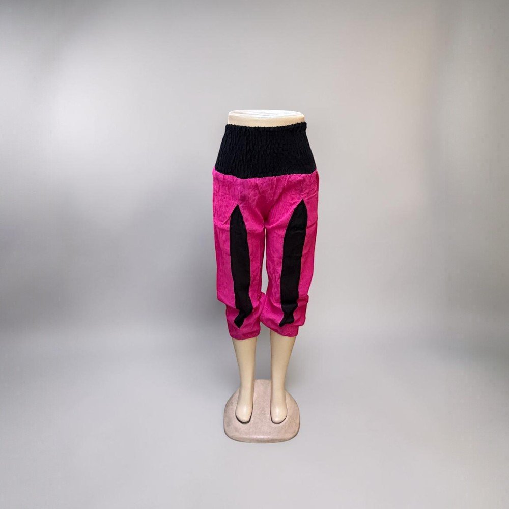 Assorted Boho Pants | Relaxed Fit Lounge Trousers | Elastic Waist Comfort Pants | Casual Statement Bottoms - Image 9