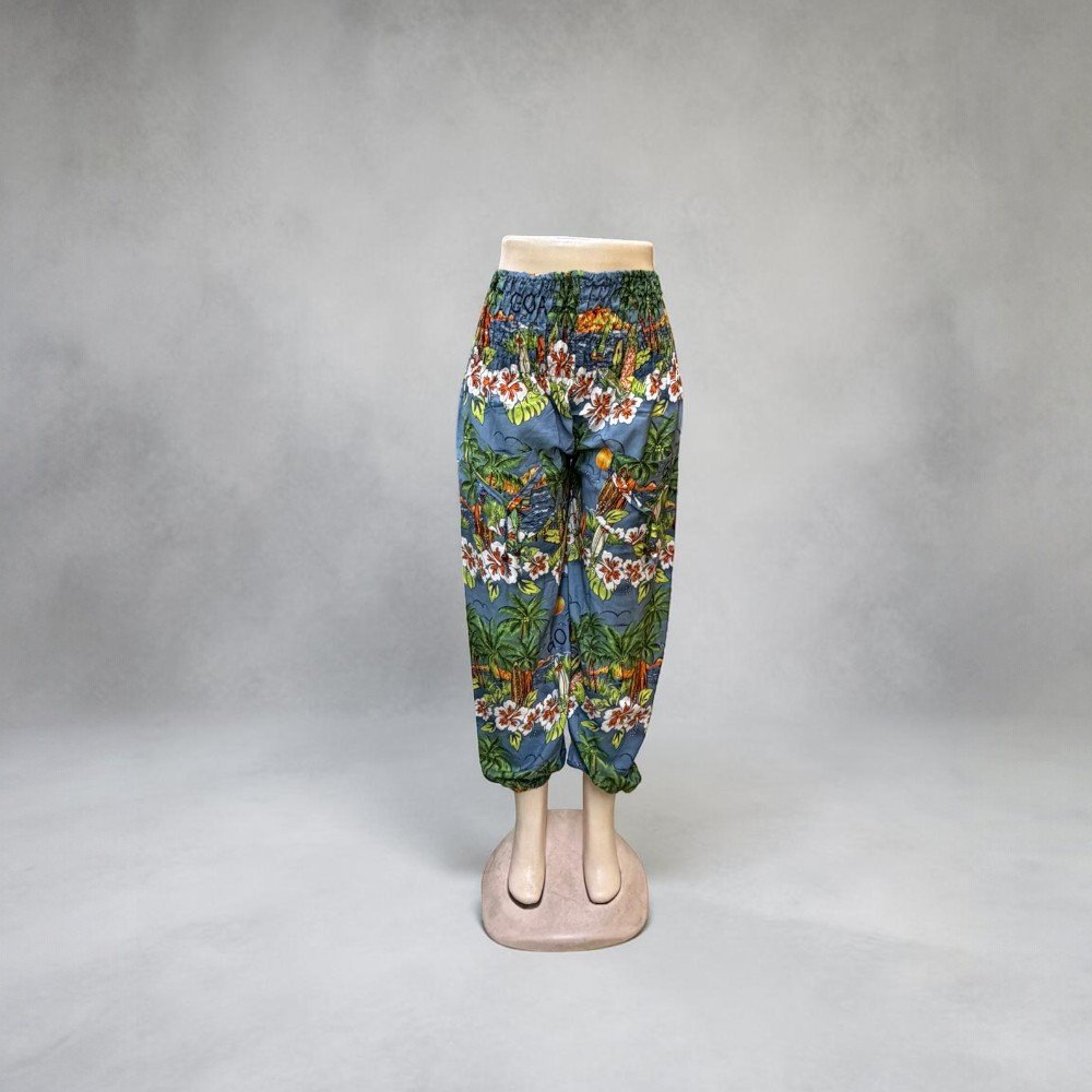 Assorted Boho Pants | Relaxed Fit Lounge Trousers | Elastic Waist Comfort Pants | Casual Statement Bottoms - Image 14