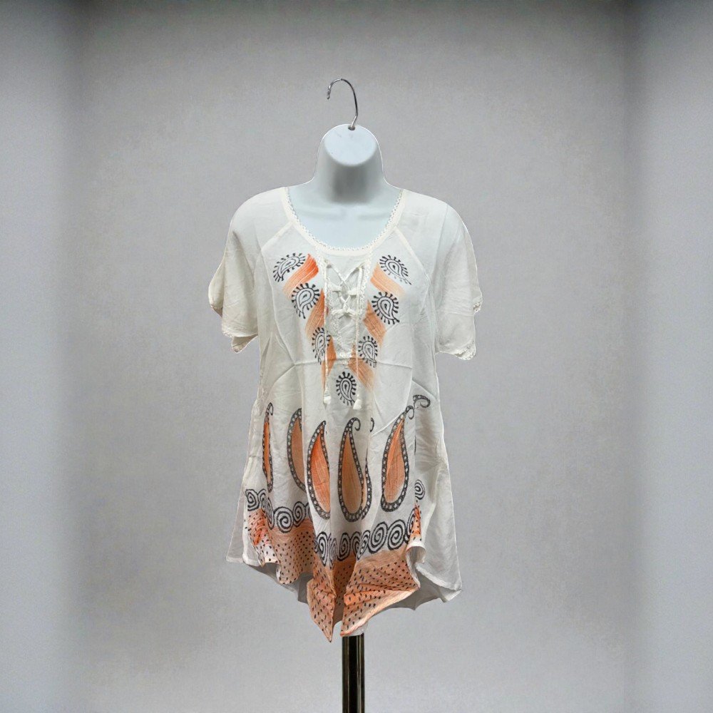 Boho Embroidered Tunic Top - bohemian fashion