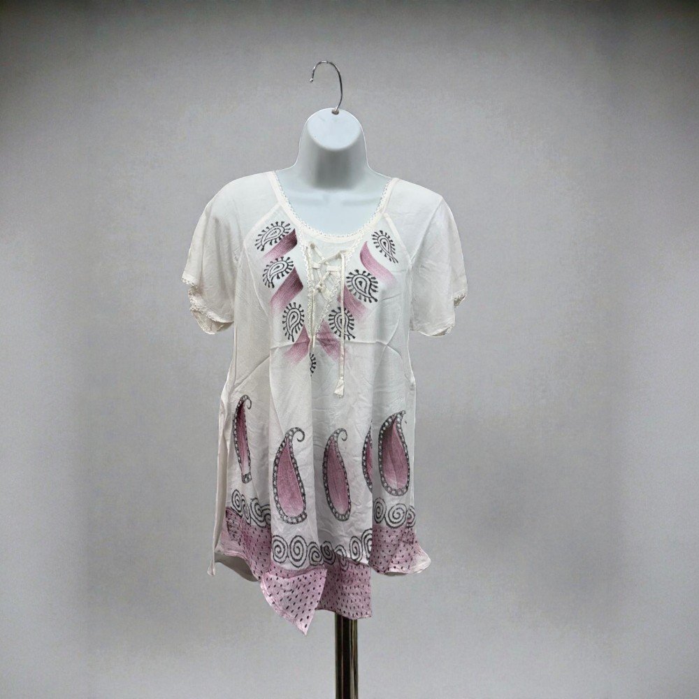 Boho Embroidered Tunic Top - bohemian fashion