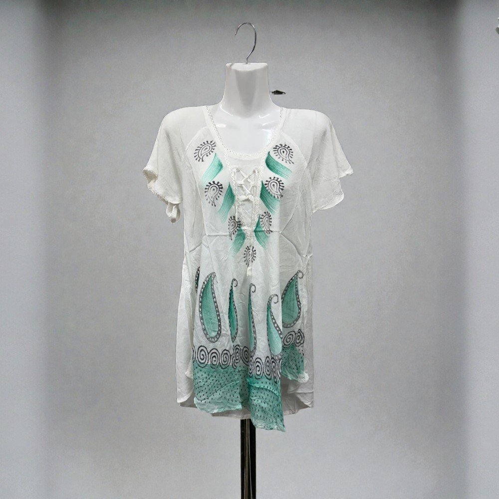 Boho Embroidered Tunic Top - bohemian fashion