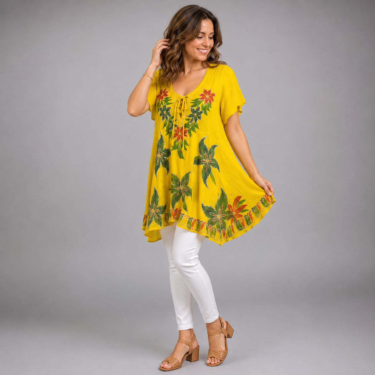 Floral Embroidered Boho Blouse - bohemian fashion