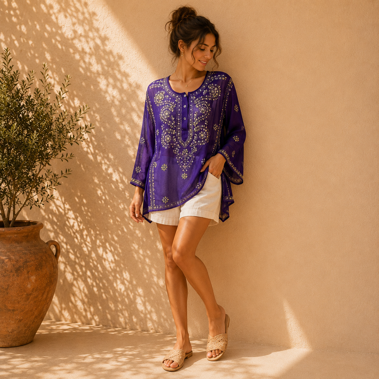 Assorted Embroidered Boho Tops