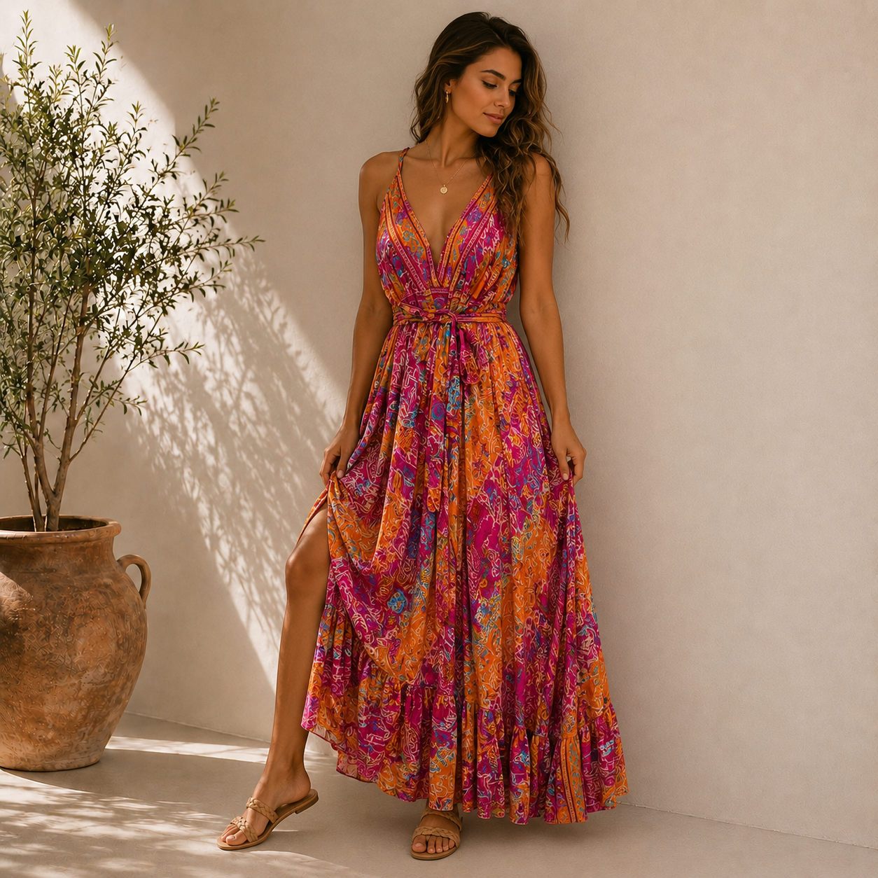 Bohemian Maxi Summer Dress - Image 11