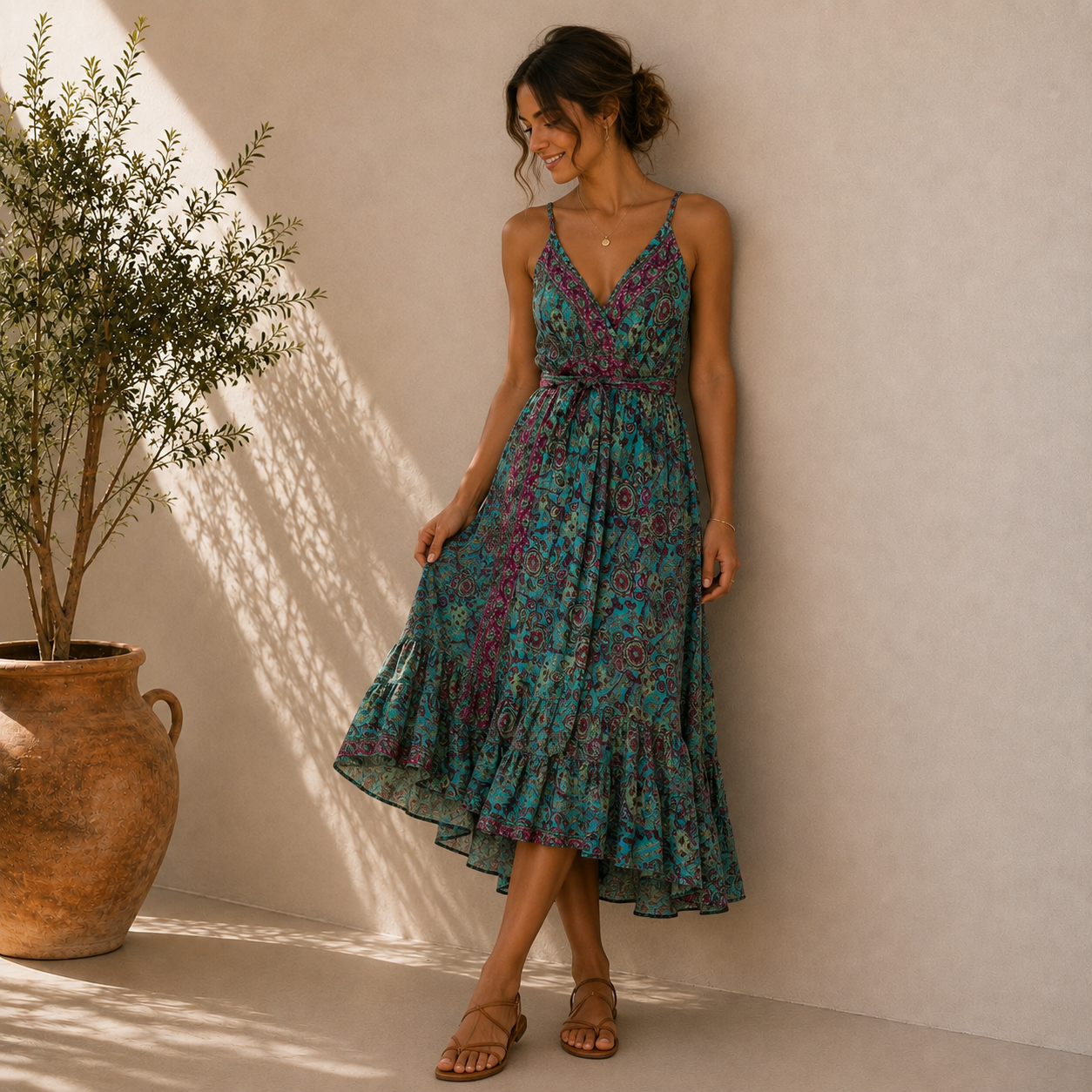 Bohemian Maxi Summer Dress - Image 3