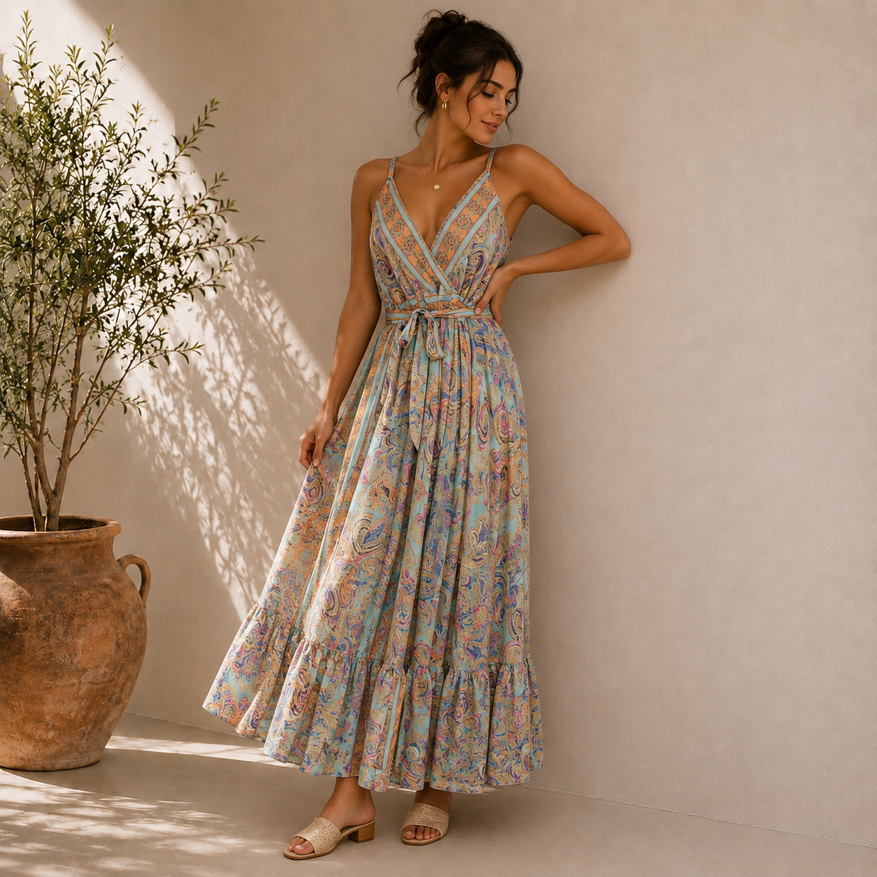 Bohemian Maxi Summer Dress - Image 6