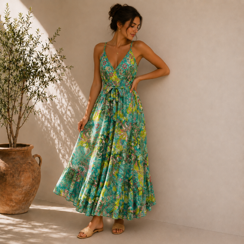 Bohemian Maxi Summer Dress