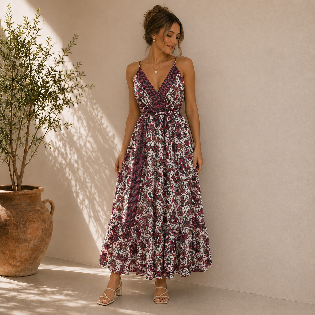 Bohemian Maxi Summer Dress - Image 10