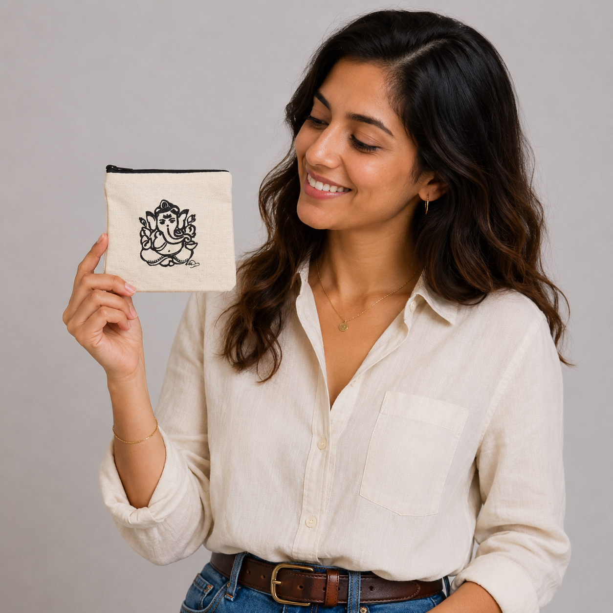 Canvas Boho Coin Pouch - Image 2