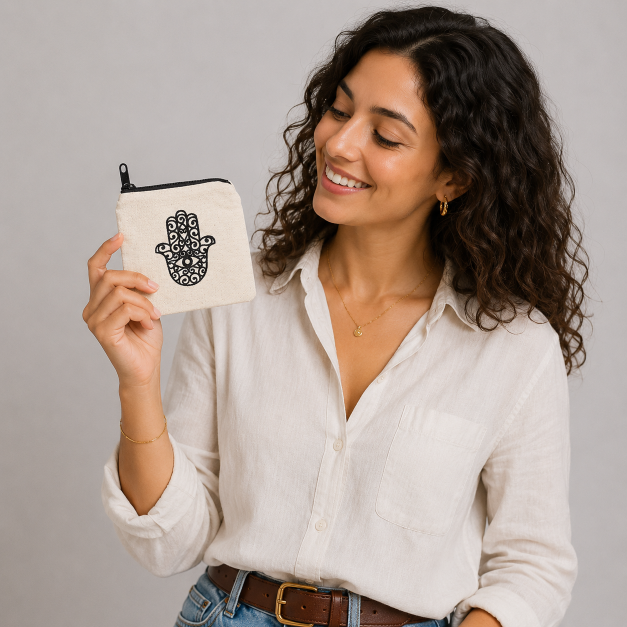 Canvas Boho Coin Pouch - Image 3