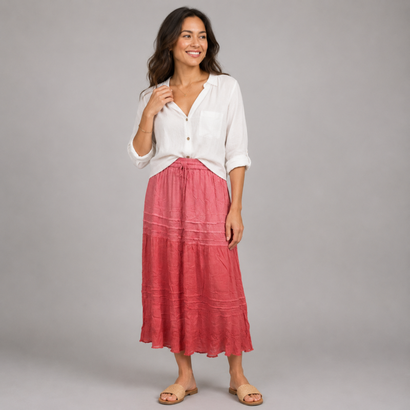 Boho Maxi Skirt for Women