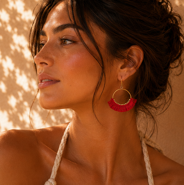 Statement Dangle Earrings | One Size Fashion Jewelry | Boho Chic Earrings for Women | Lightweight Everyday Accessories - Image 12