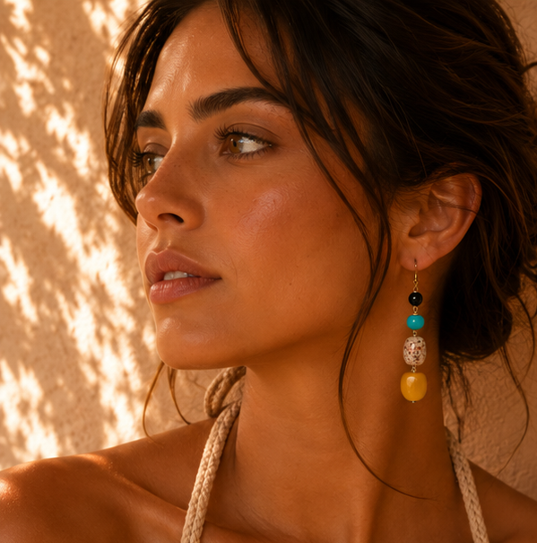 Statement Dangle Earrings | One Size Fashion Jewelry | Boho Chic Earrings for Women | Lightweight Everyday Accessories - Image 15