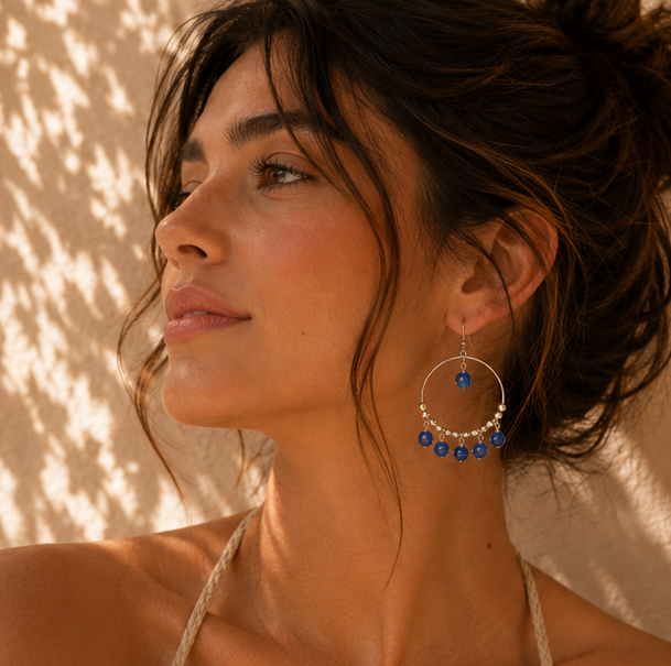 Statement Dangle Earrings | One Size Fashion Jewelry | Boho Chic Earrings for Women | Lightweight Everyday Accessories - Image 4