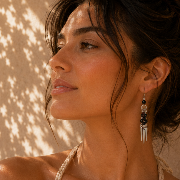Statement Dangle Earrings | One Size Fashion Jewelry | Boho Chic Earrings for Women | Lightweight Everyday Accessories - Image 5
