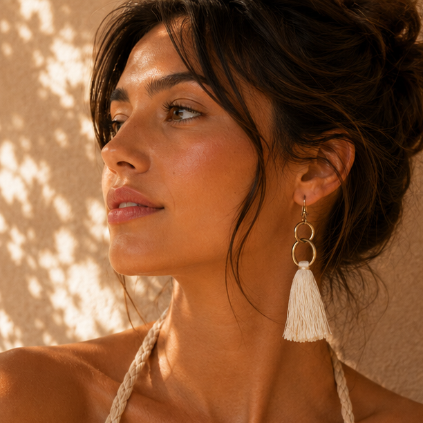 Statement Dangle Earrings | One Size Fashion Jewelry | Boho Chic Earrings for Women | Lightweight Everyday Accessories - Image 7