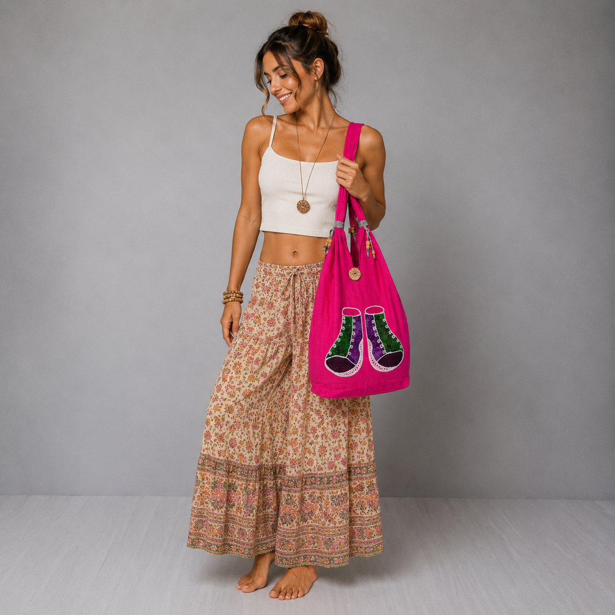 Boho Embroidered Shoulder Bag - bohemian fashion