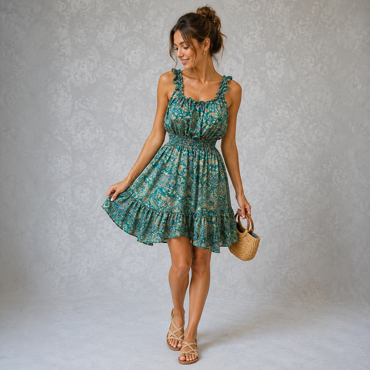Boho Summer Sundress - bohemian fashion
