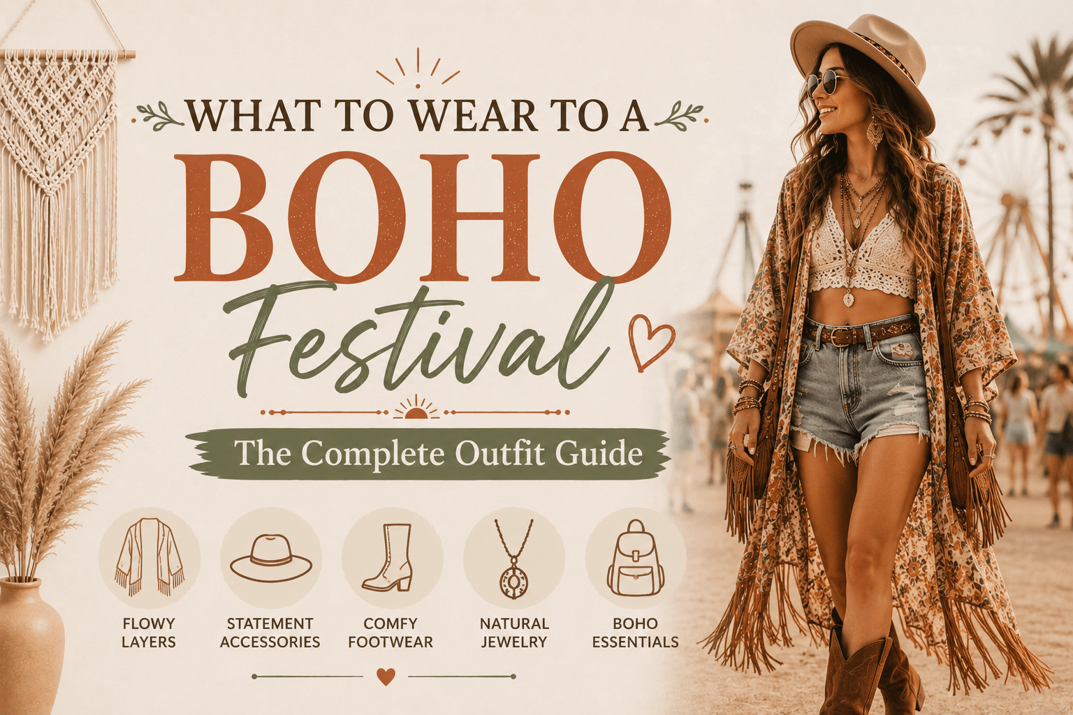 What to Wear to a Boho Festival: The Complete Outfit Guide